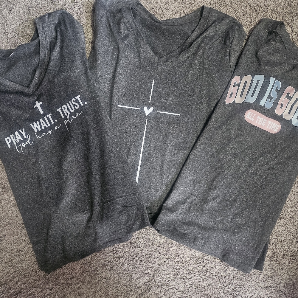 Inspirational Graphic T-Shirts - Gray